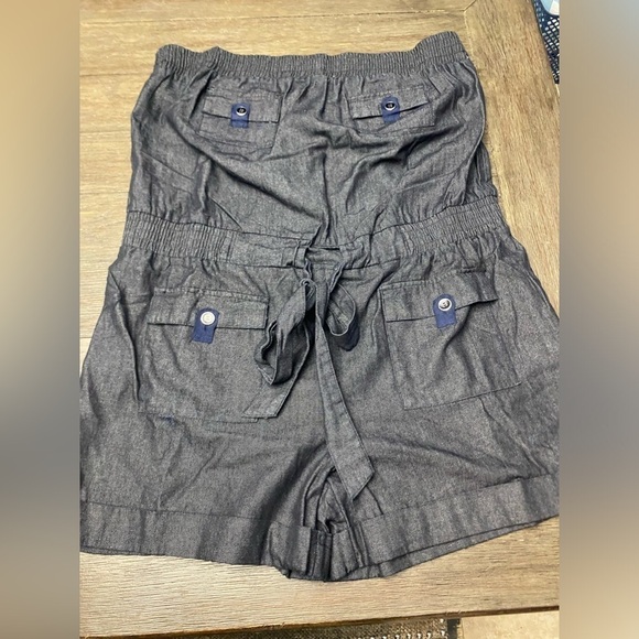 Caren Sport Denim Jean Sleeveless Plus Size Jumpsuit 2X 
NWOT - Picture 2 of 8